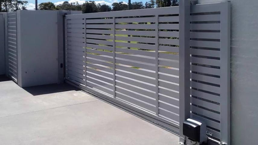 откатные ворота в Динской